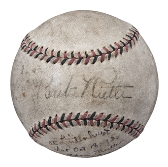 Babe Ruth & Lou Gehrig Dual Signed Baseball (JSA)